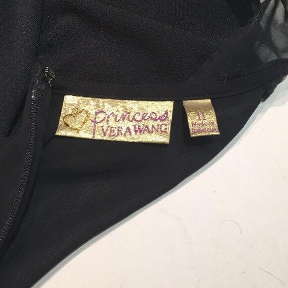 Princess Vera Wang Black Dress Size 11 - Picture 7 of 15